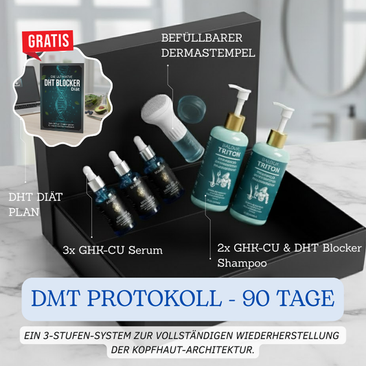BALDUR – DAS DMR Protokoll: Ein 3-Stufen-System zur vollständigen Wiederherstellung der Kopfhaut-Architektur.