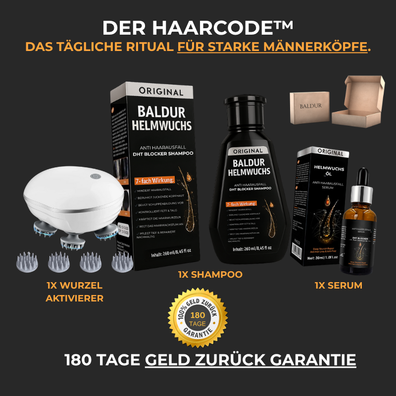 Der Haarcode™- Löst Spannung. Schützt Wurzeln. Aktiviert Haarwachstum.