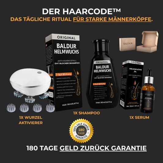 Der Haarcode™- Löst Spannung. Schützt Wurzeln. Aktiviert Haarwachstum.
