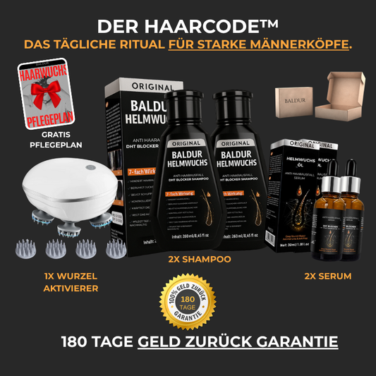 Der Haarcode™- Löst Spannung. Schützt Wurzeln. Aktiviert Haarwachstum.