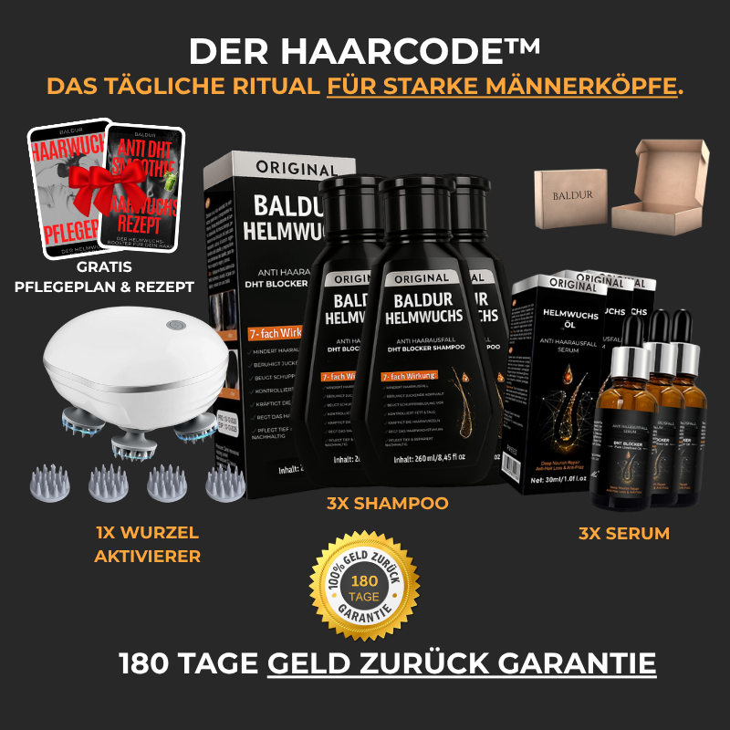 Der Haarcode™- Löst Spannung. Schützt Wurzeln. Aktiviert Haarwachstum.