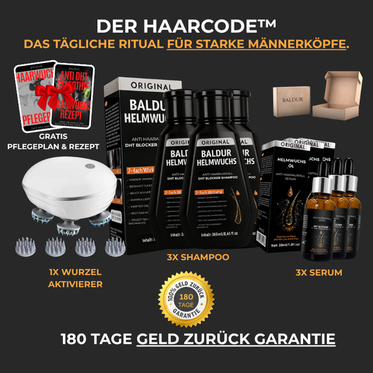 Der Haarcode™- Löst Spannung. Schützt Wurzeln. Aktiviert Haarwachstum.