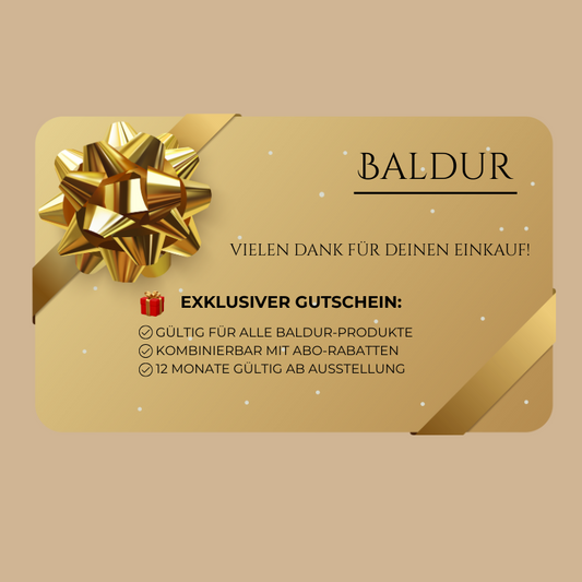 Baldur 5€ Gutschein Karte